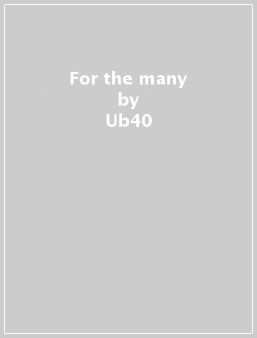 For the many - Ub40