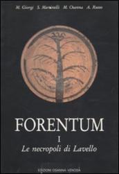 Forentum. 1.Le necropoli di Lavello