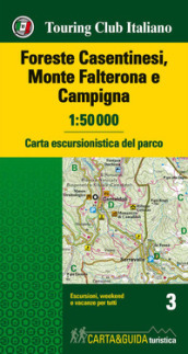 Foreste Casentinesi, Monte Falterone e Campigna 1:50.000. Carta escursionistica del parco. Con Libro: Foreste Casentinesi, Monte Falterone e Campigna. Guida del parco