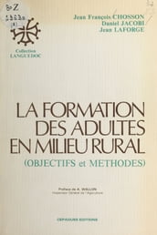 La Formation des adultes en milieu rural : Objectifs et méthodes