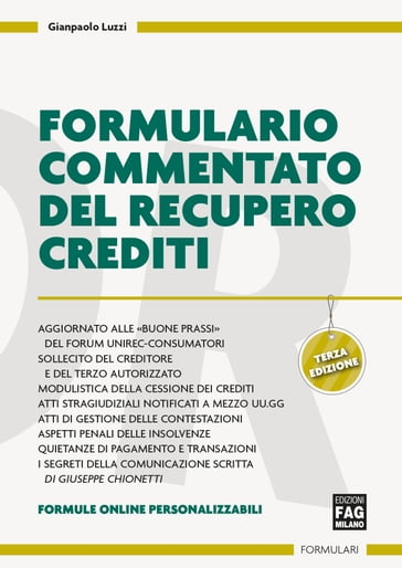 Formulario commentato del recupero crediti - Gianpaolo Luzzi