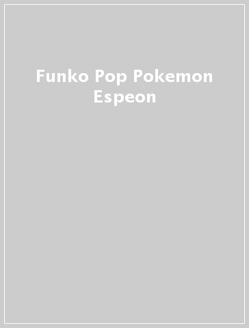 Funko Pop Pokemon Espeon