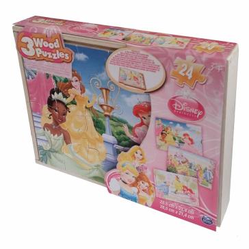 GAMES - Puzzle Disney Princess in legno