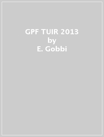 GPF TUIR 2013 - E. Gobbi