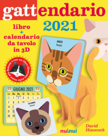 Gattendario 2021. Con Calendario - David Hawcock