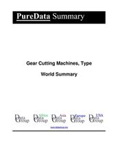 Gear Cutting Machines, Type World Summary