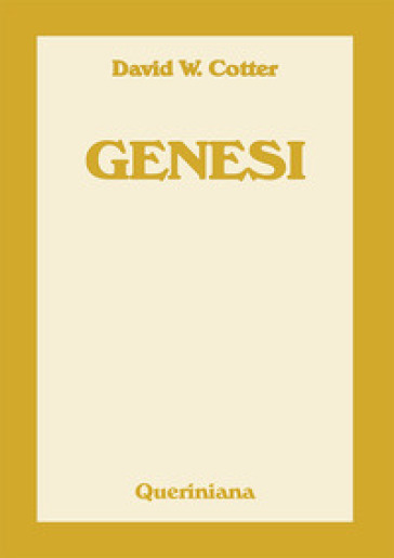 Genesi - David Cotter