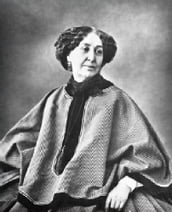 George Sand, in the original French
