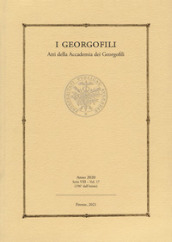 I Georgofili. Atti della Accademia dei Georgofili (2020). 17.