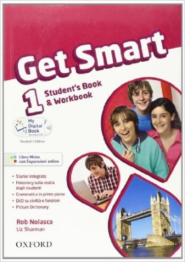 Get smart. Student's book-Workbook. Per la Scuola media. Con espansione online. 1. - Rob Nolasco