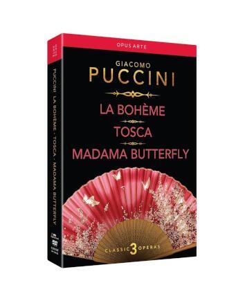 Giacomo Puccini - La Boheme / Tosca / Madama Butterfly (3 Dvd)
