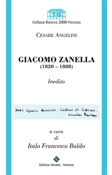 Giacomo Zanella 1820-1888 - Cesare Angelini