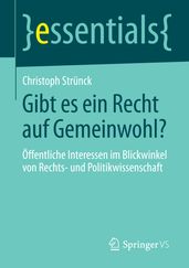 Gibt es ein Recht auf Gemeinwohl?