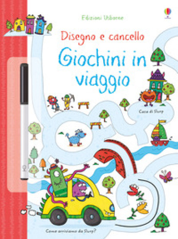 Giochini in viaggio. Disegno e cancello. Ediz. illustrata. Con gadget - Jane Bingham