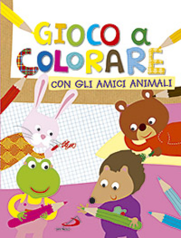 Gioco a colorare con gli amici animali. Ediz. illustrata - Lodovica Cima