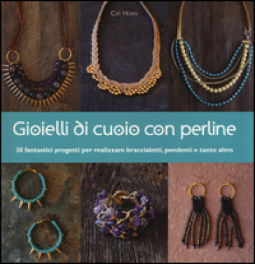 Gioielli di cuoio con perline - Cat Horn