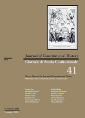 Giornale di storia Costituzionale-Journal of Constitutional history (2021). Ediz. bilingue. 41.
