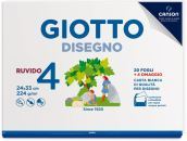 Giotto Album Disegno 4 RUVIDO 24x33cm 24 fogli 224 g/m2