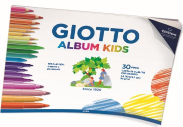 Giotto Album Kids A3 per disegno 30 fogli 90 g/m2