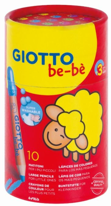 Giotto Bebè Barattolo matitoni 10 pz