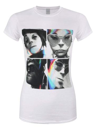 Glitch humanz album juniors - T-SHIRT WHITE - M - Gorillaz