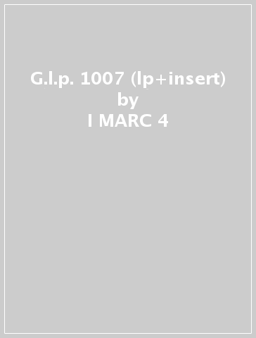 G.l.p. 1007 (lp+insert) - I MARC 4