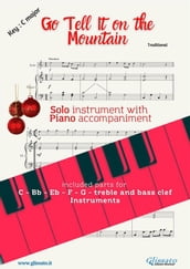 Go Tell it on the Mountain (in C) for solo instrument and piano