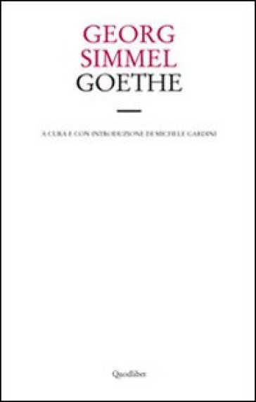 Goethe - Georg Simmel