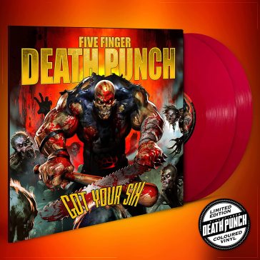 Got your six - opaque red vinyl - Five Finger Death Punch