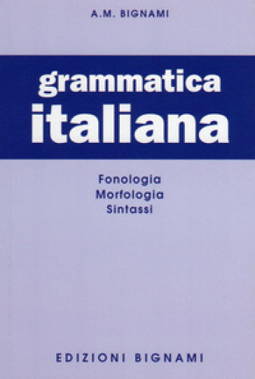 Grammatica italiana