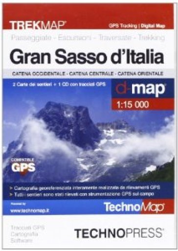 Gran Sasso d'Italia. Mappa