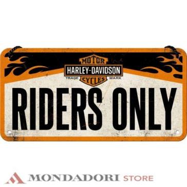 HANGING SIGN HARLEY DAVIDSON RIDERS ONLY