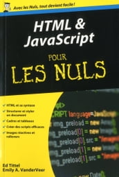 HTML et Javascript Poche Pour les Nuls