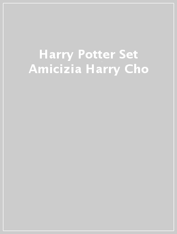 Harry Potter Set Amicizia Harry & Cho