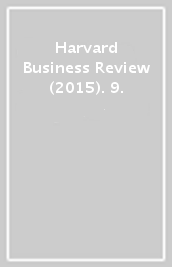 Harvard Business Review (2015). 9.