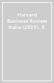 Harvard Business Review Italia (2020). 3.