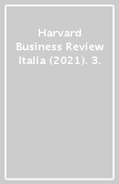 Harvard Business Review Italia (2021). 3.