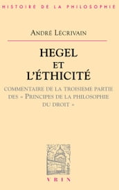 Hegel et l éthicité