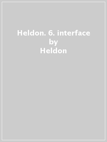 Heldon. 6. interface - Heldon