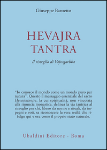 Hevajra Tantra. Il risveglio di Vajragarbha - Giuseppe Baroetto