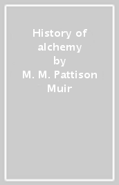 History of alchemy