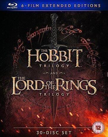 Hobbit Trilogy/The Lord Of The Rings Trilogy: Extended... (30 Blu-Ray) [Edizione: Regno Unito]