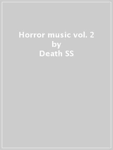 Horror music vol. 2 - Death SS