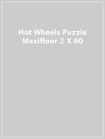 Hot Wheels Puzzle Maxifloor 2 X 60