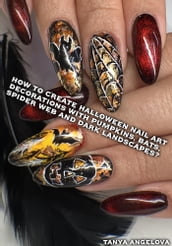 How to Create Halloween Nail Art Decorations with Pumpkins, Bats, Spider Web and Dark Landscapes?