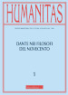 Humanitas (2021). 1: Dante nei filosofi del Novecento