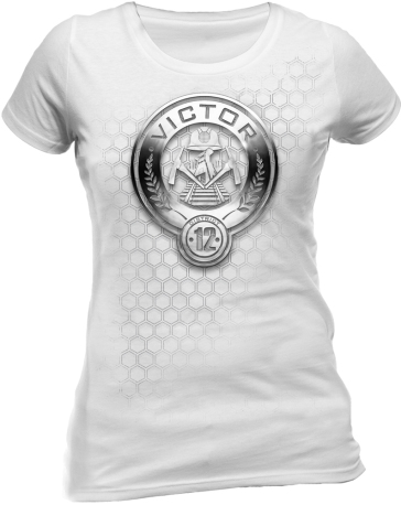 Hunger Games (The) - La Ragazza Di Fuoco - Victor 12 With Pattern (T-Shirt Donna M)