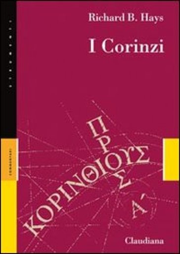 I Corinzi - Richard B. Hays