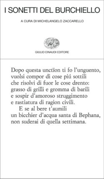 I sonetti del Burchiello - Domenico Di Giovanni - Burchiello