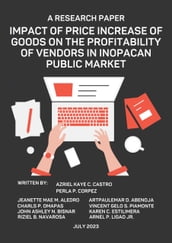 IMPACT OF PRICE INCREASE OF GOODS ON THE PROFITABILITY OF VENDORS IN THE INOPACAN PUBLIC MARKET